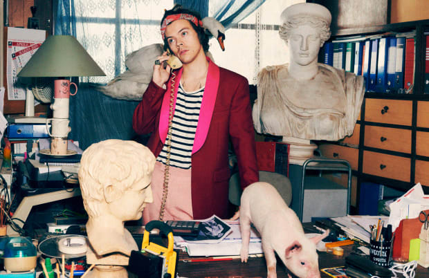harry-styles-gucci - All Magazine Harry Styles ve Gucci iş birliği: HA HA HA koleksiyonu