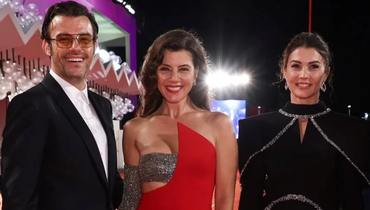 Gökçe Bahadır, Burcu Özberk ve Salih Bademci Venedik’te