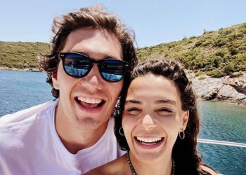 Ebru Şahin ve Cedi Osman çiftinden Amerika pozları