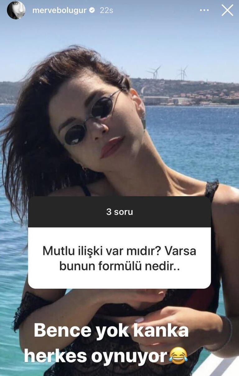 Merve Boluğur'dan takipçisinden gelen evlilik sorusuna yanıt: Herkes oynuyor