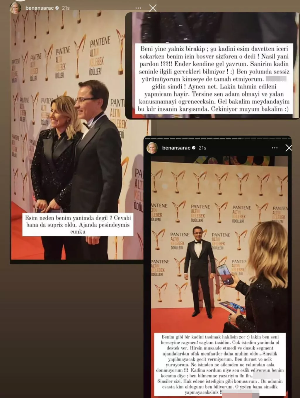 Ender Saraç ödül törenine başka bir kadınla katıldı, Benan Saraç deliye döndü! - All Magazine Ender Saraç ödül törenine başka bir kadınla katıldı, Benan Saraç deliye döndü!