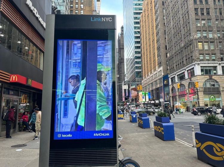 New York billboardlarında bir ilk Türk sanatçının eseri