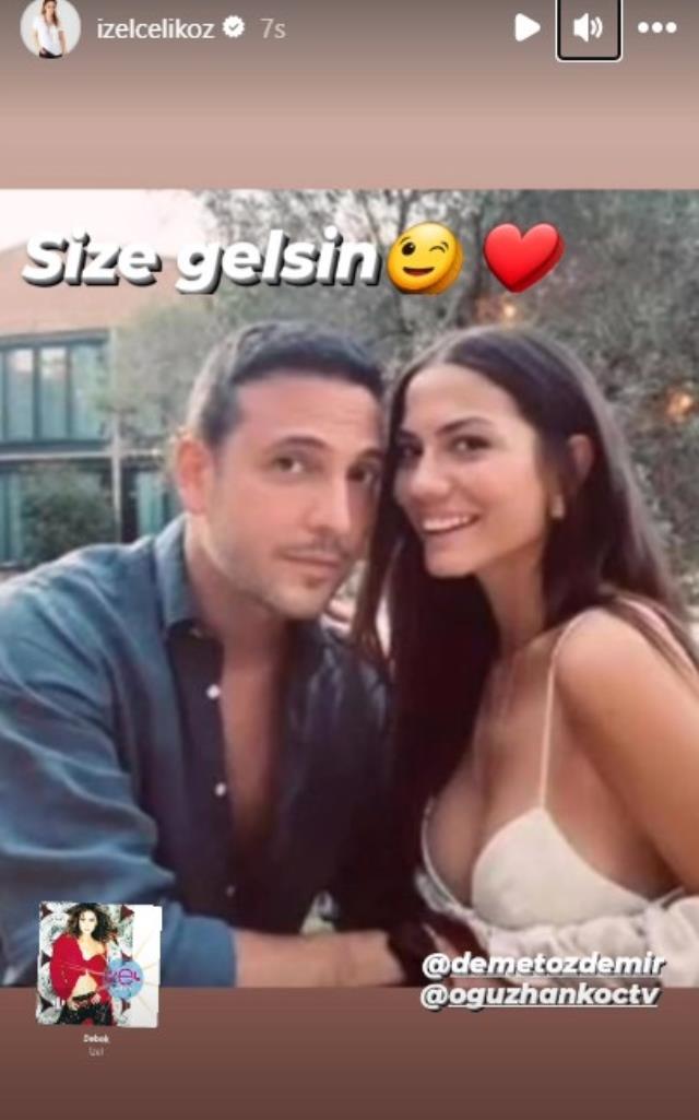 Şarkıcı İzel, Demet Özdemir ve Oğuzhan Koç çitinin fotoğrafını “Bebek” şarkısıyla paylaştı! Ünlü oyuncudan jet hızında yanıt geldi