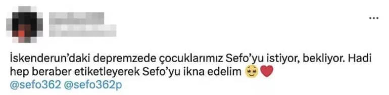 Depremzede çocukların isteğini gerçekleştiren Sefo İskenderun’a gitti