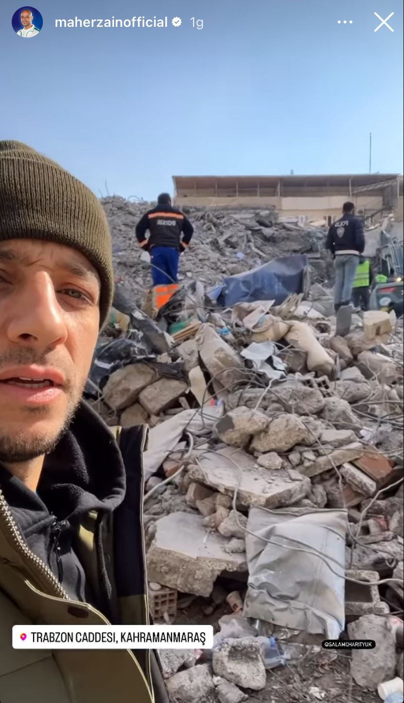 İsveçli şarkıcı Maher Zain depremzedelere yemek dağıttı