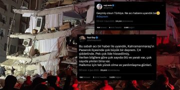 Kahramanmaraş depremi hakkında ünlülerin geçmiş olsun mesajları