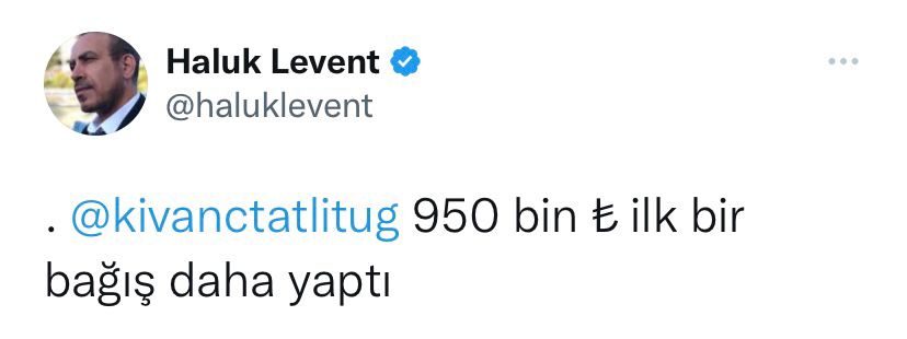 Kıvanç Tatlıtuğ depremzedeler için yine yardım etti