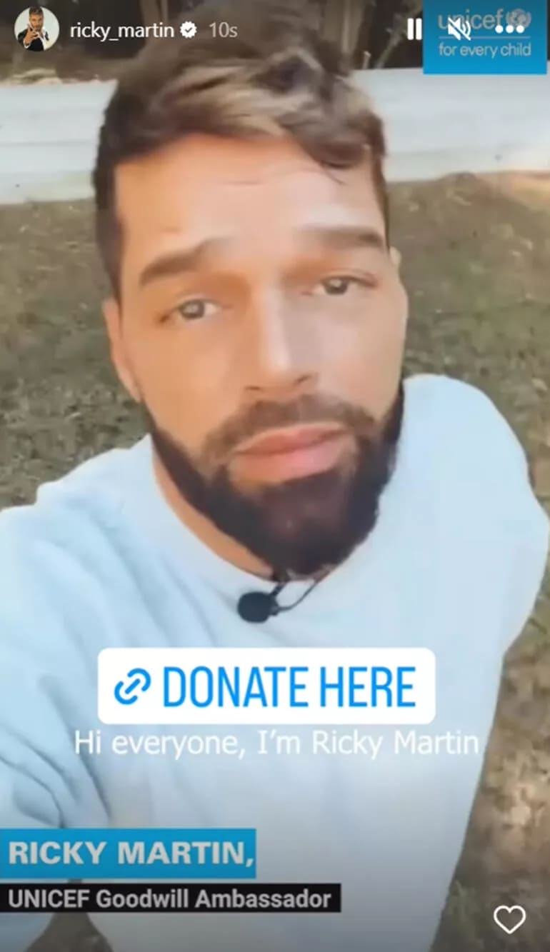 Ricky Martin’den Türkiye için yardım çağrısı

