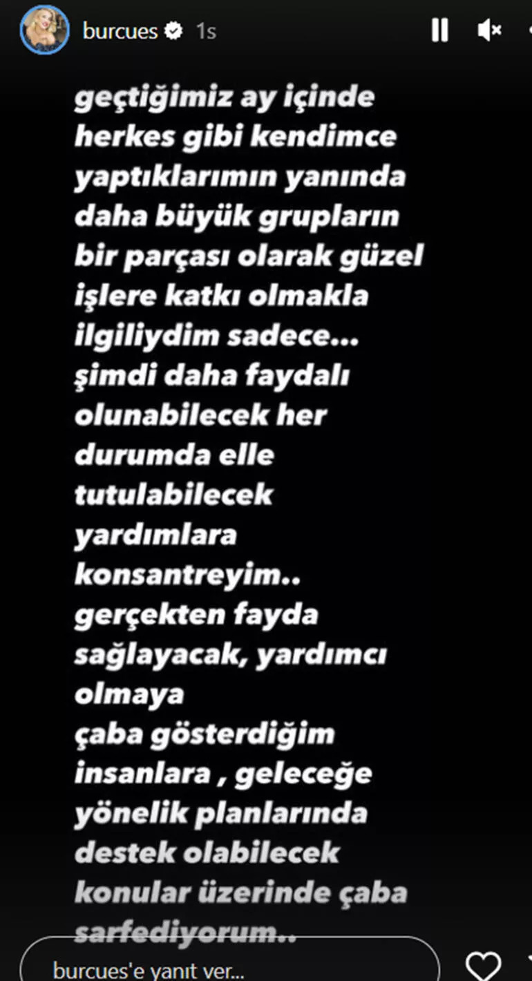 Burcu Esmersoy sessizliğini bozdu!