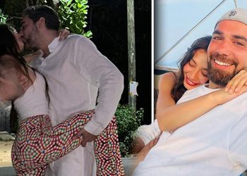 Neslihan Atagül ile Kadir Doğulu çifti evliliklerinin 7. yılını kutladı