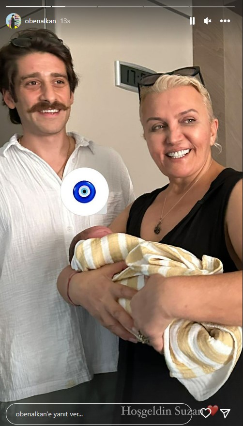 Bora Akkaş ve Oben Alkan çiftinin bebek sevinci
