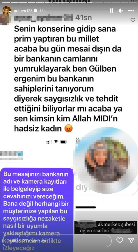 Sosyal medya kullanıcısının iddialarına Gülben Ergen'den sert yanıt