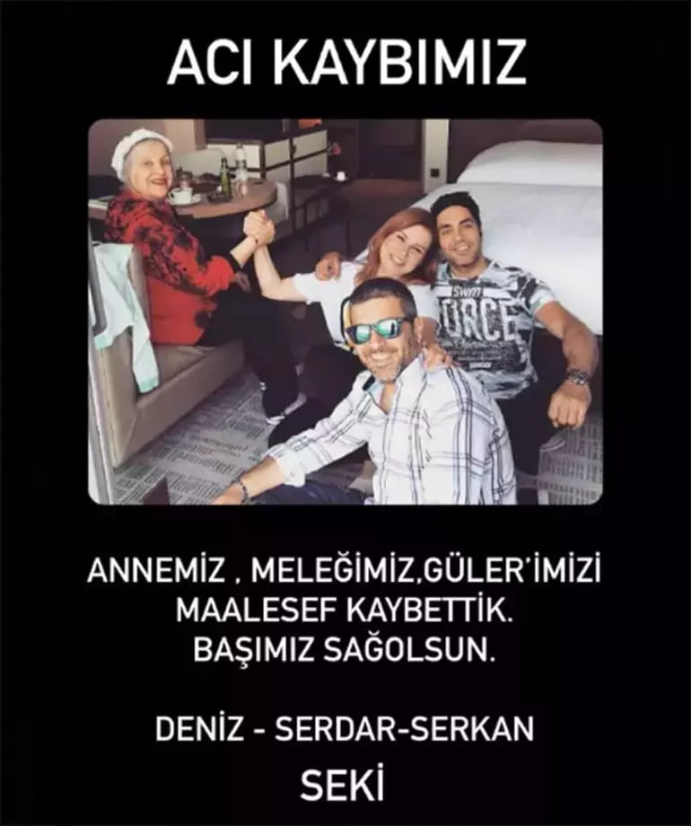 Deniz Seki'nin annesi Güler Seki hayatını kaybetti