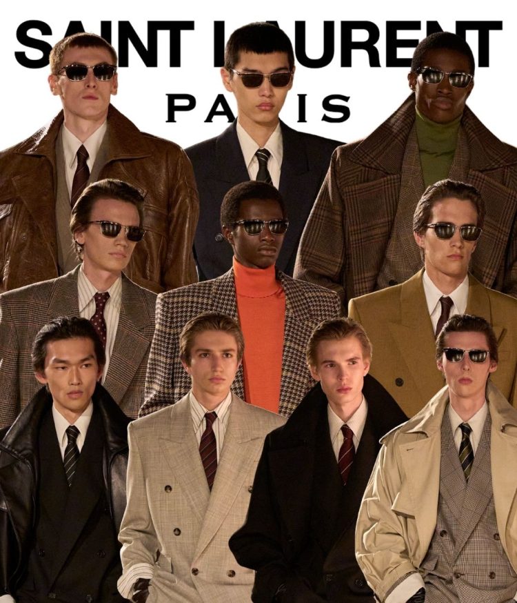 Saint Laurent erkek giyim sonbahar/kış2025