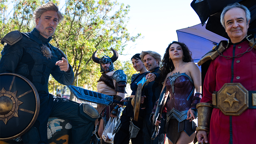 ‘Bugün Güzel’ ekibi süper kahraman oldu!